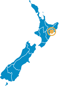 Map of New Zealand